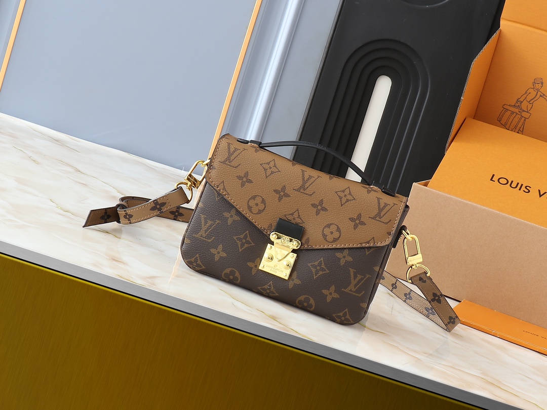 LV Classic Handbag Monogram Empreinte Model M12174 Shoulder Strap